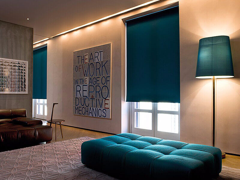 Duo-rolgordijnen woonkamer raambekleding Harderwijk