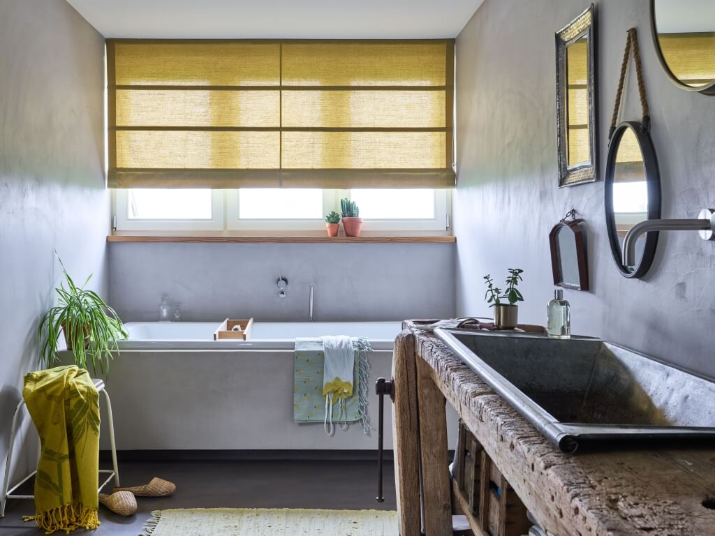 Vouwgordijn badkamer raambekleding Harderwijk